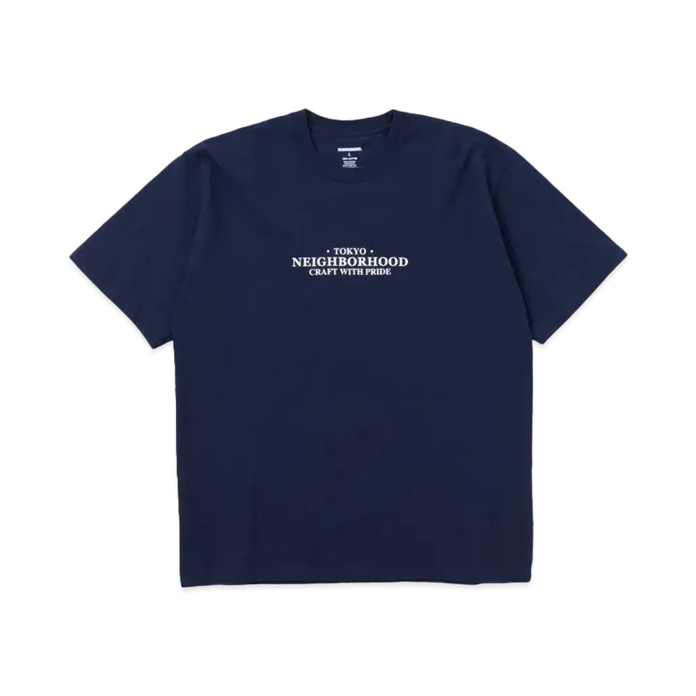 NEIGHBORHOOD NH . Tee SS-7 "Navy"