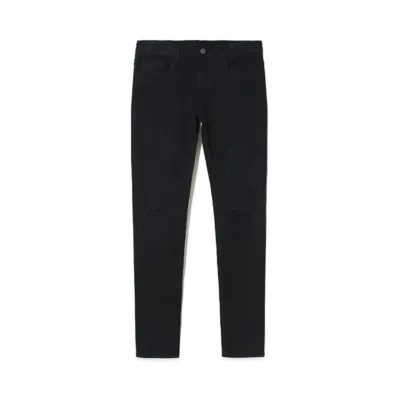UNDERCOVER Knee Ripped Stretch Pants "Black"
