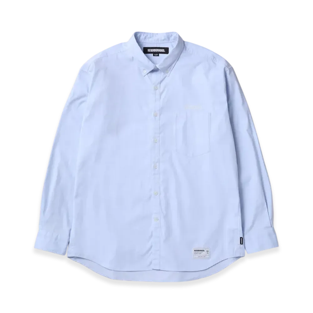 NEIGHBORHOOD Trad BD Shirt LS "Saxe"