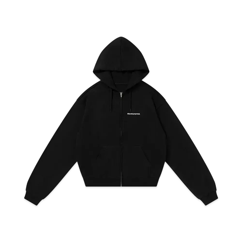 BlackEyePatch Big Business Statement Zip Hoodie "Black"
