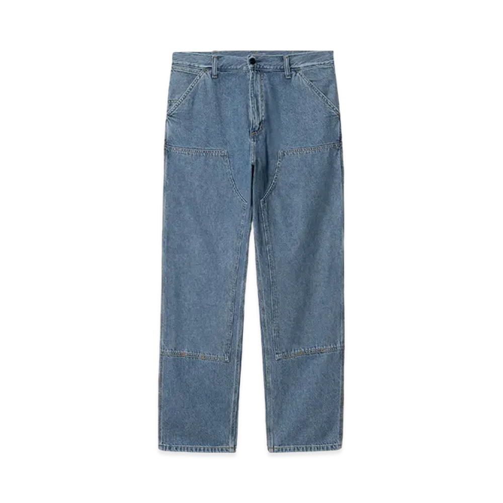 Carhartt WIP Fairfield Denim Double Knee Pants "Blue Heavy Stone Wash"