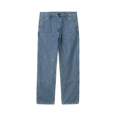 Carhartt WIP Fairfield Denim Double Knee Pants "Blue Heavy Stone Wash"