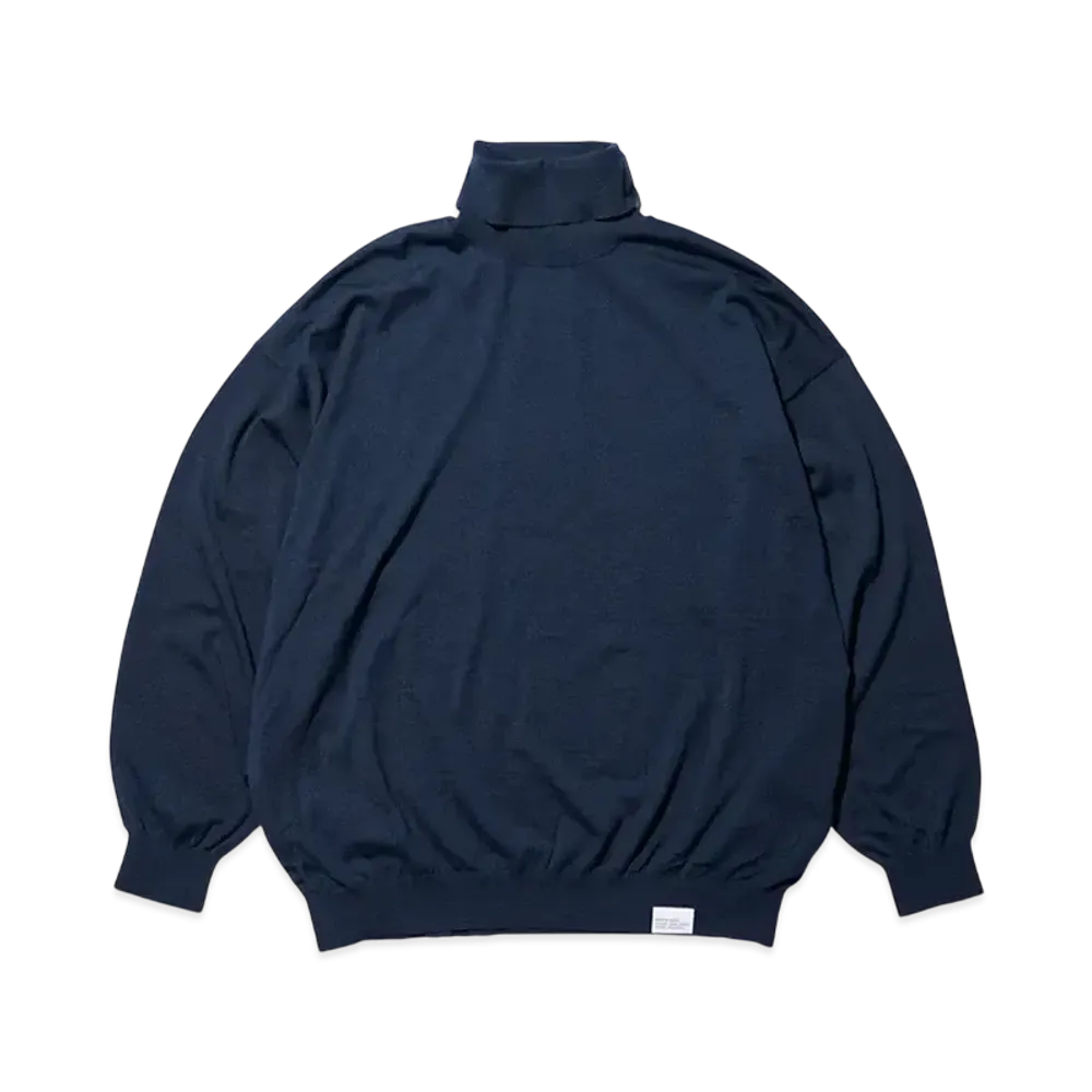 FreshService Tech High Gauge High Neck Knit "Navy"