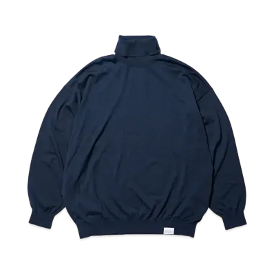 FreshService Tech High Gauge High Neck Knit "Navy"
