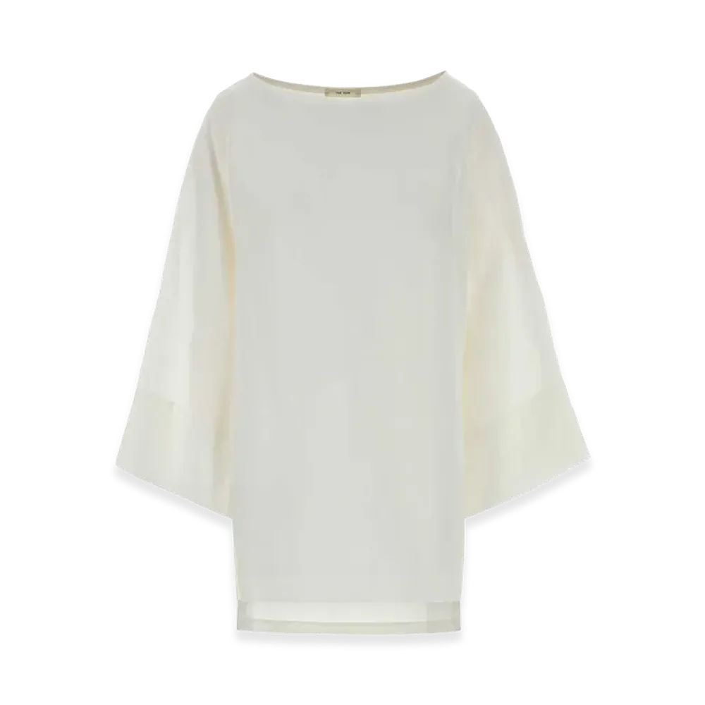 The Row Women's Linen Junia Blouse "White"