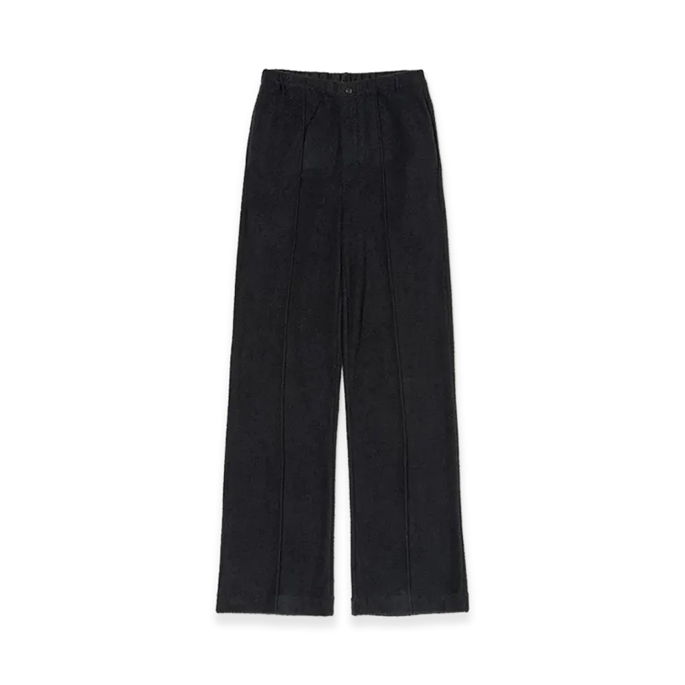 AURALEE Women's Cotton Nylon Pile Pants "Navy"