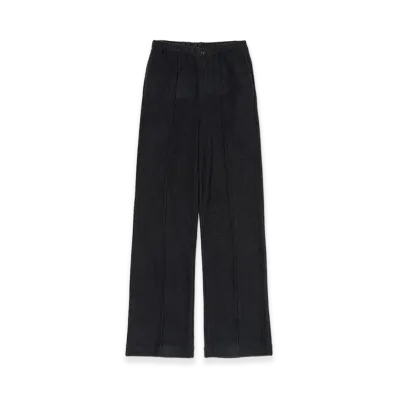 AURALEE Women's Cotton Nylon Pile Pants "Navy"