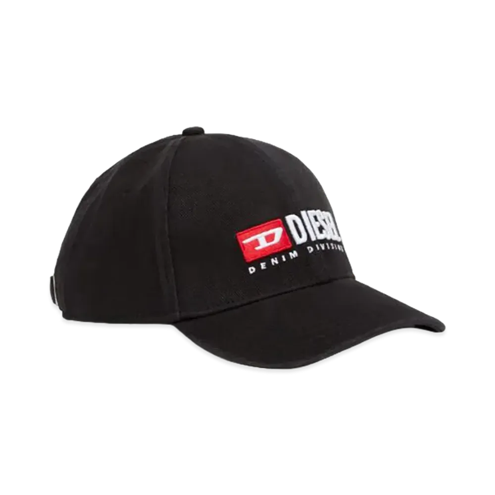 Diesel Baseball Hat With Logo "Black"