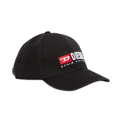 Diesel Baseball Hat With Logo "Black"