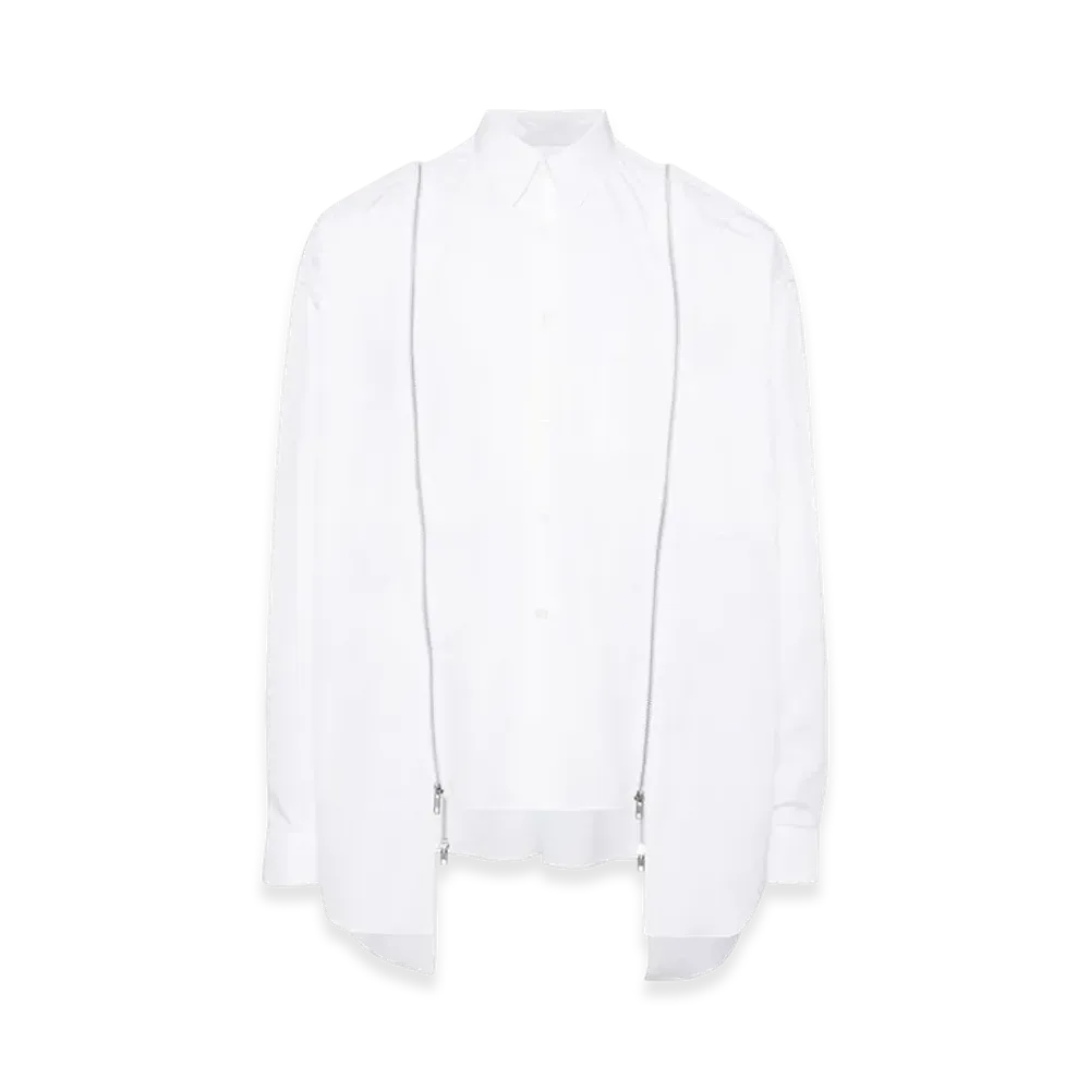 BLACK COMME des GARCONS Zip Shirt "Red"