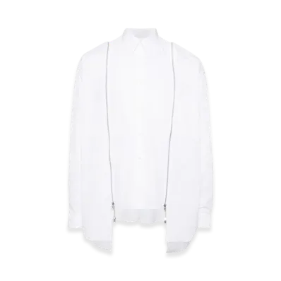 BLACK COMME des GARCONS Zip Shirt "Red"