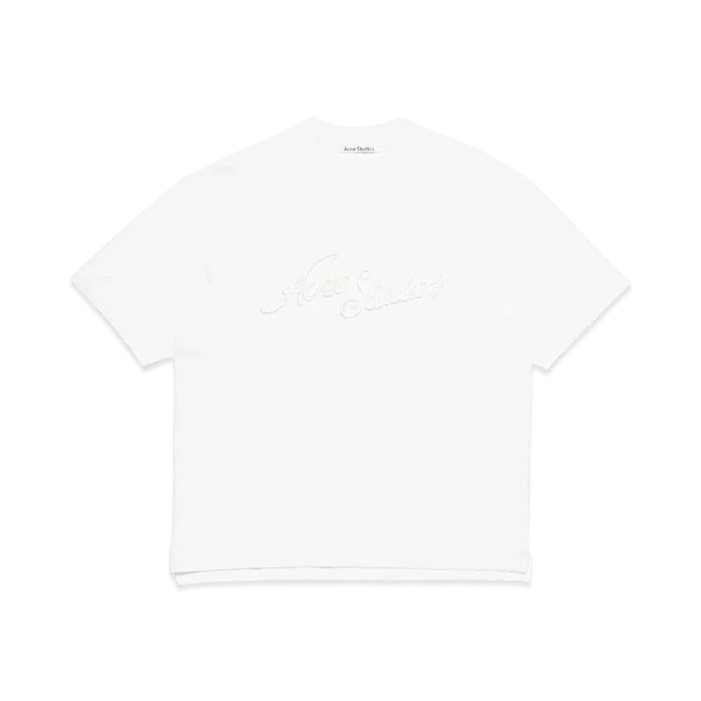 Acne Studios Logo T-Shirt - Relaxed Fit "White"