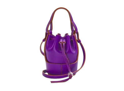 LOEWE Nano Balloon Bag In Nappa And Calfskin "Purple"