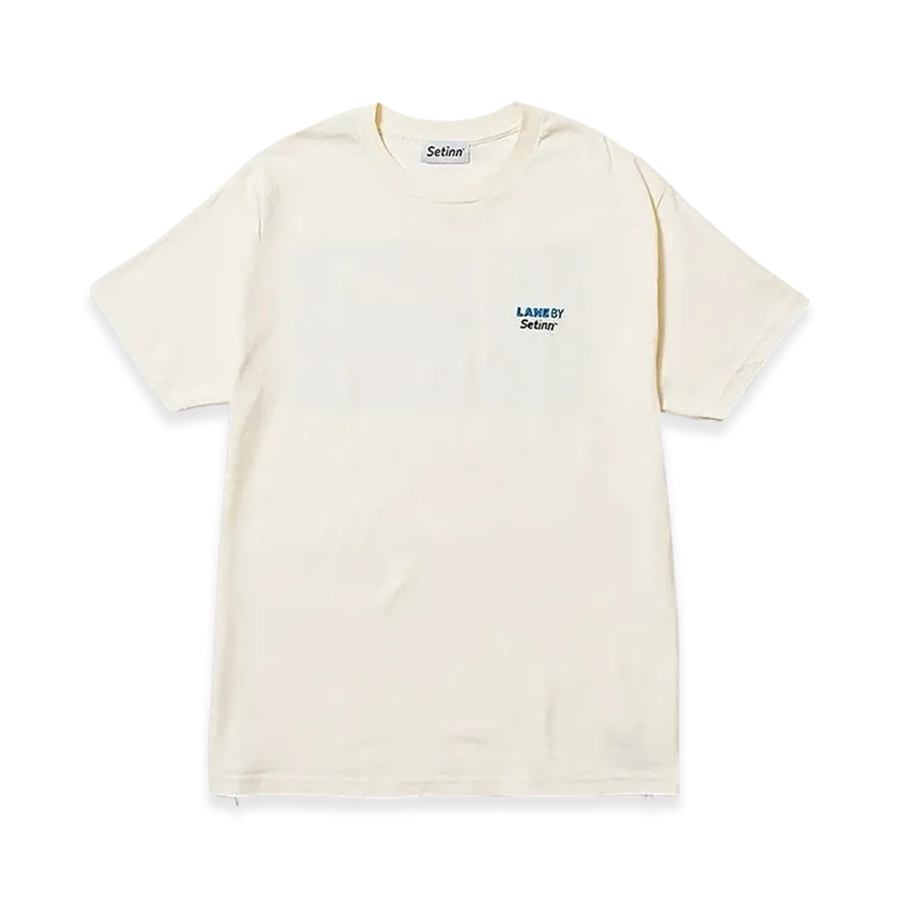 Setinn x LANE BY x The Hermit Club x ALWAYTH Court Tee "Cream"