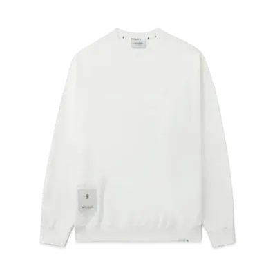 A BATHING APE Bape Black Embroidery Sweatshirt "Ivory"
