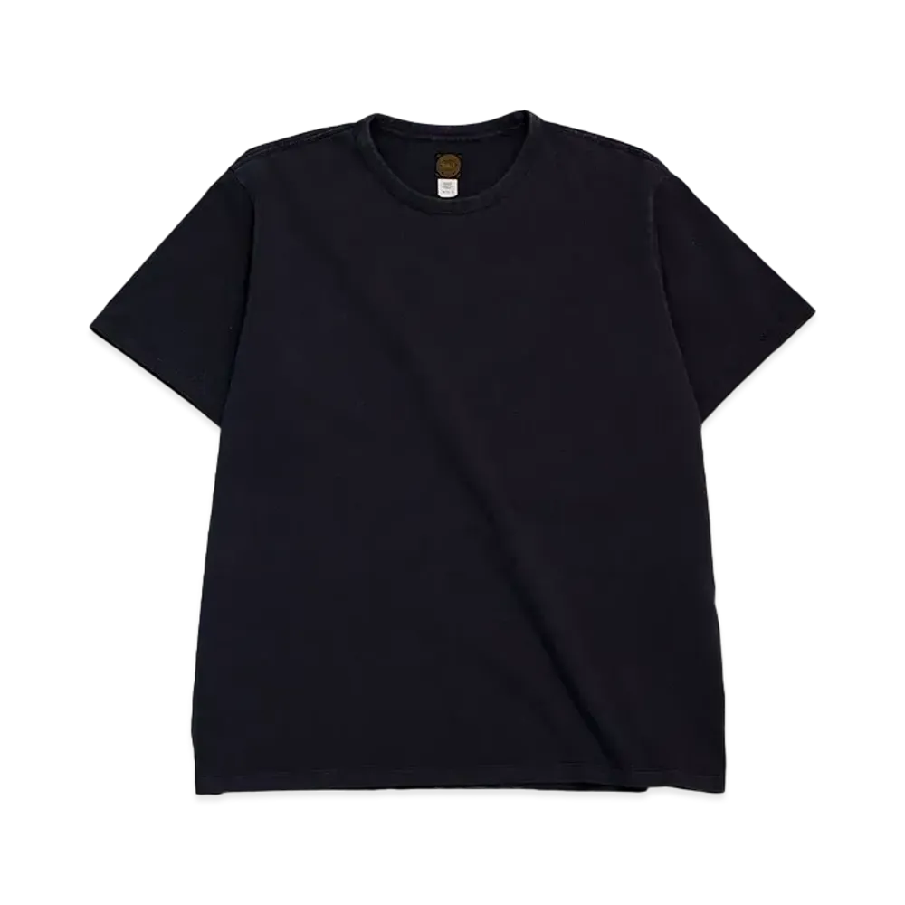 Ron Herman x Double RL Black Garment Dye Heavy Weight T-Shirt "Black"