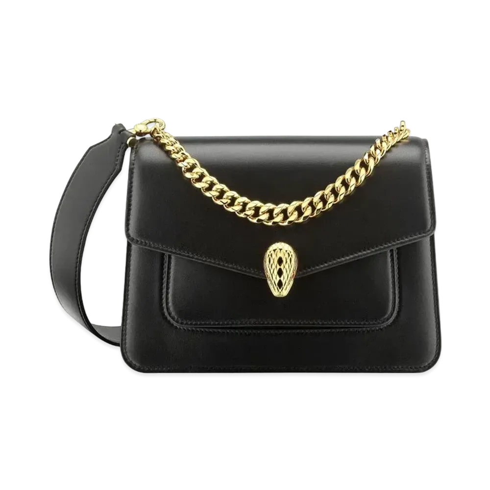 BVLGARI Serpenti Forever Crossbody Bag "Black"