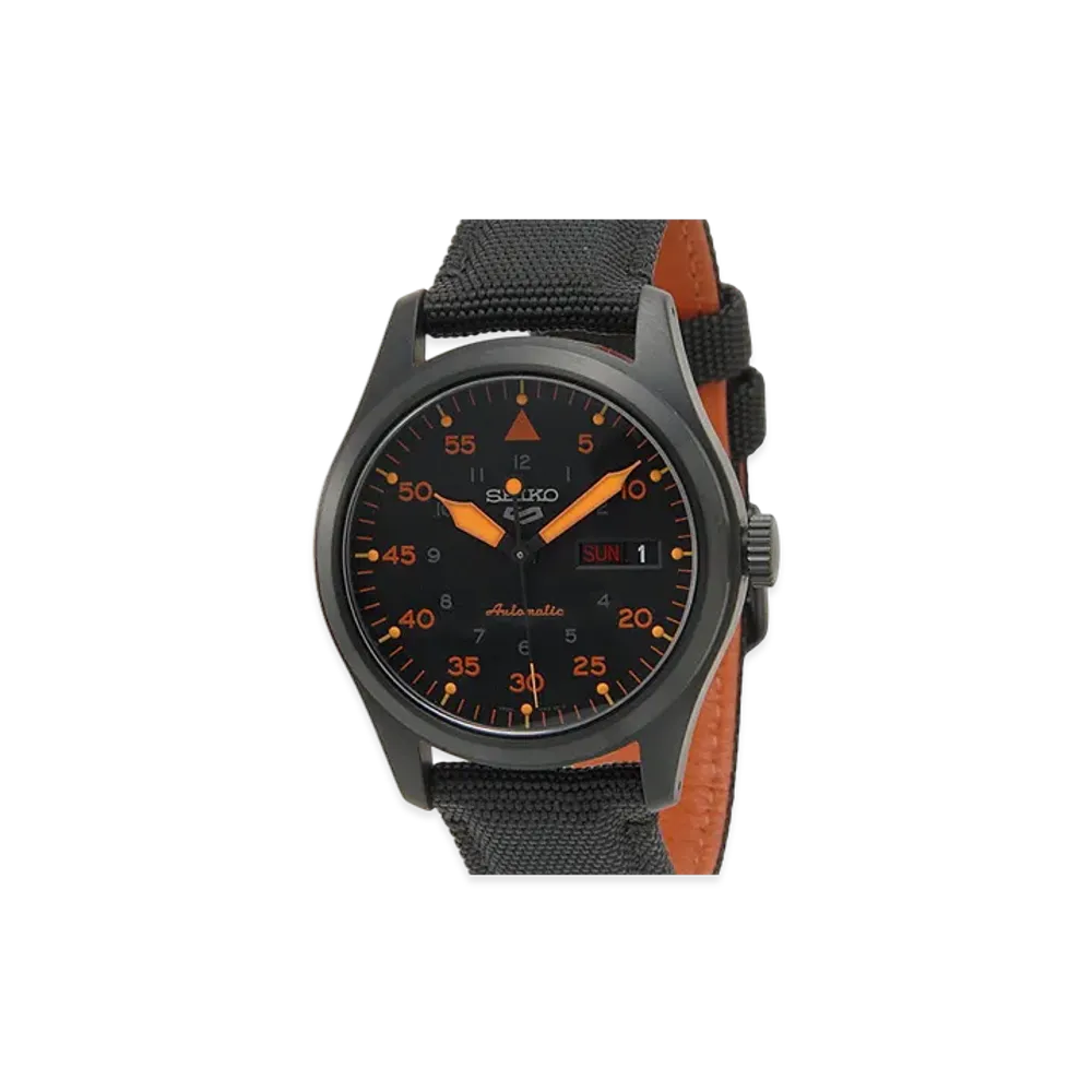 SEIKO Five Sports Automatic "Black/Orange"