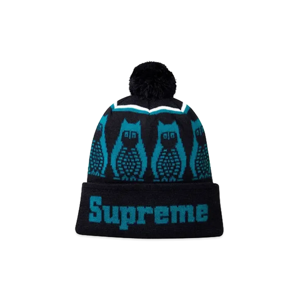 Supreme Owls Beanie "Black/Teal"