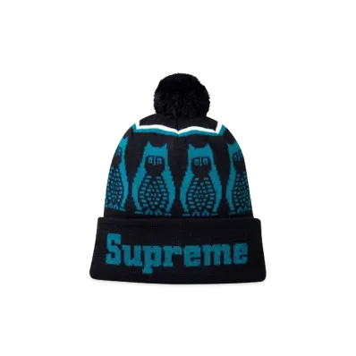 Supreme Owls Beanie "Black/Teal"