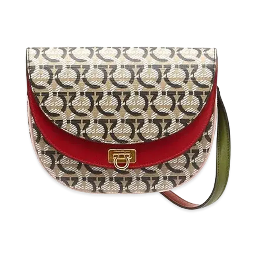 Salvatore Ferragamo Gancini Cross Body Bag "Multicolor"