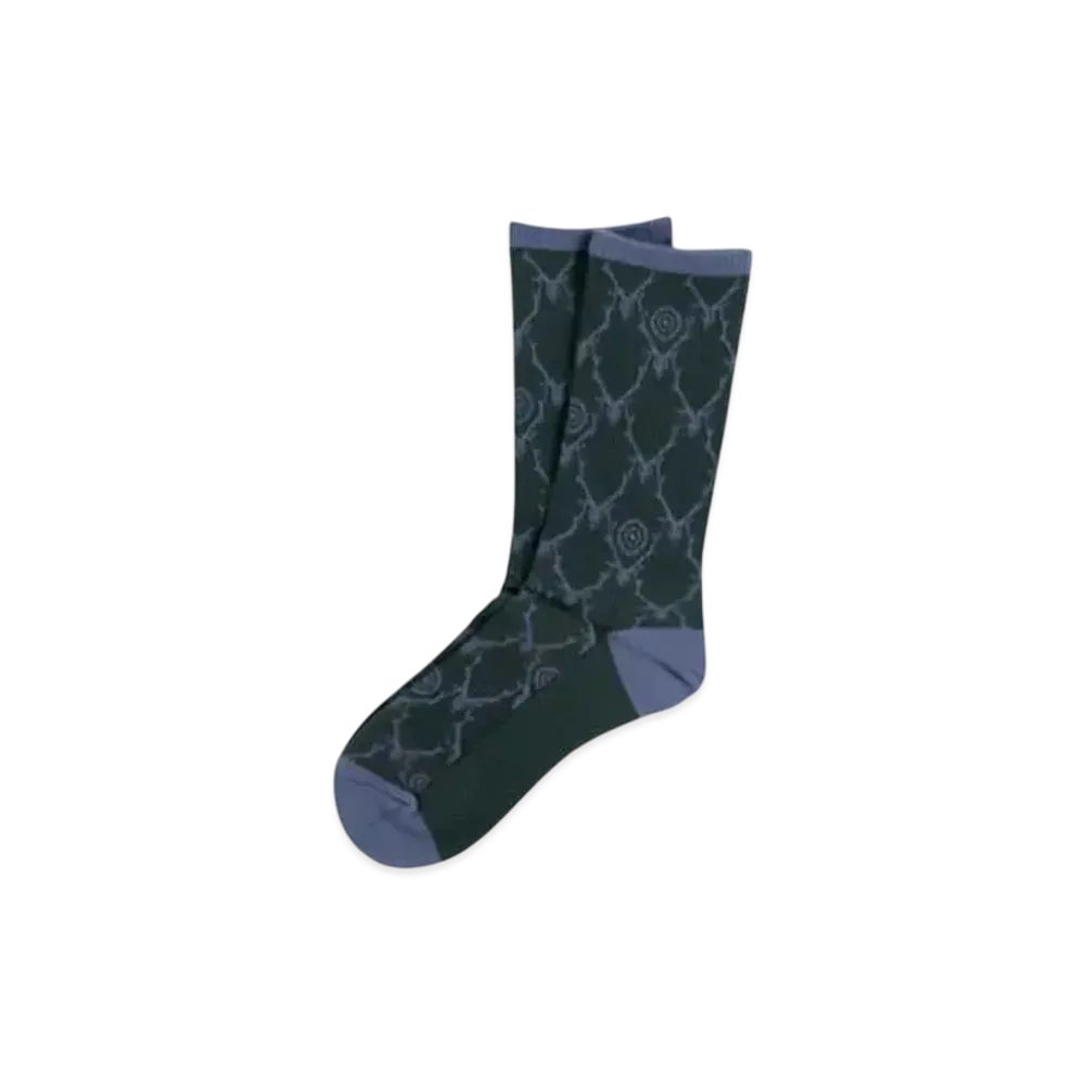 SOUTH2 WEST8 Skull & Target Socks "Green" PU435