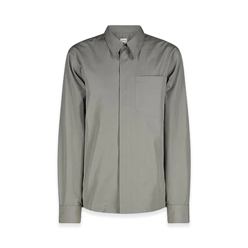 DRIES VAN NOTEN Cotton Shirt "Light Brown"