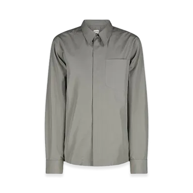 DRIES VAN NOTEN Cotton Shirt "Light Brown"
