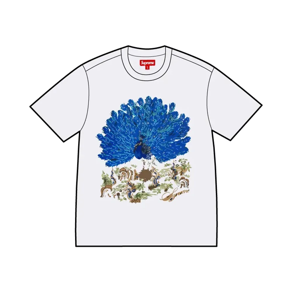 Supreme Peacock S/S Top "Ash Grey"