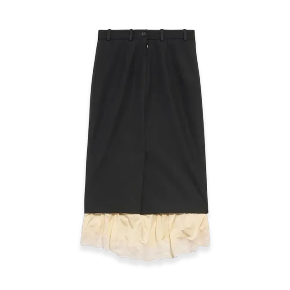 BALENCIAGA Lingerie Tailored Skirt "Black"
