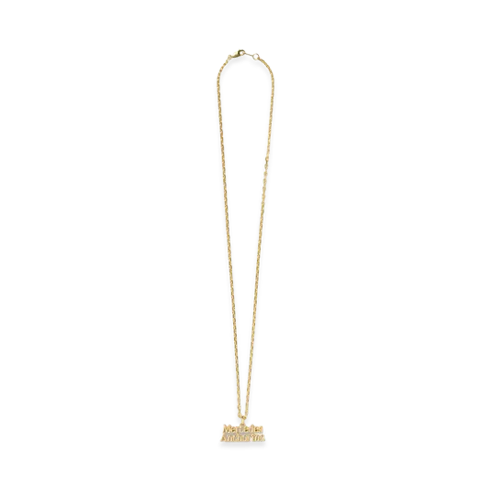 Mercedes Anchor inc. Logo Necklece "Gold"