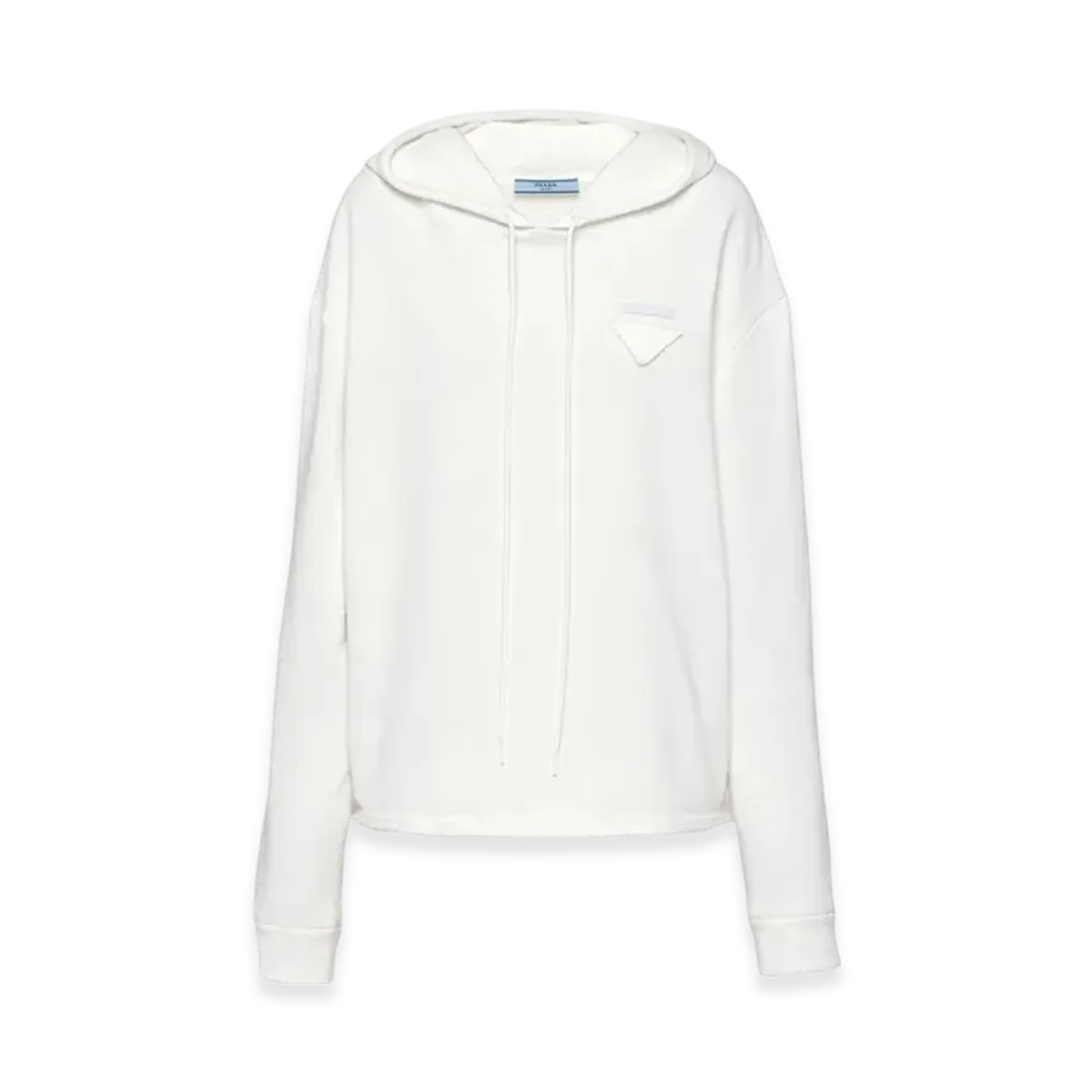 PRADA Women's Oversized Hoodie "White"