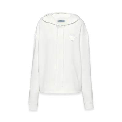 PRADA Women's Oversized Hoodie "White"