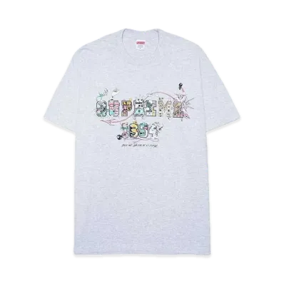 Supreme Varsity Tee "Ash Grey"