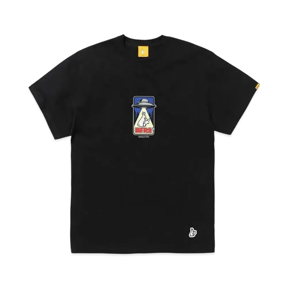 FR2 Rabbits Abducted By Ufo T-Shirt "Black"