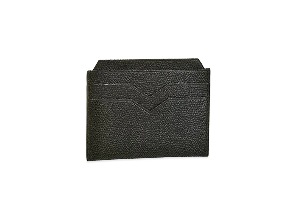 Valextra Credit Card Holder 6 Card "Black"