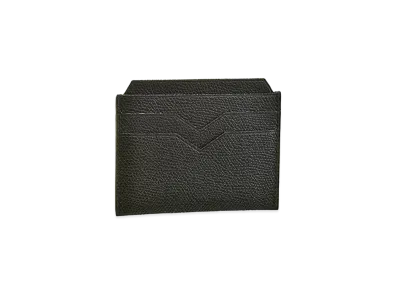 Valextra Credit Card Holder 6 Card "Black"