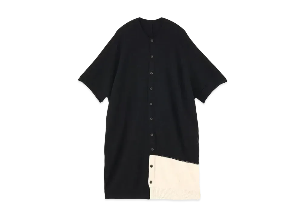 Yohji Yamamoto Y's PLAIN STICH HAND STITCH LONG CARDIGAN "Black"