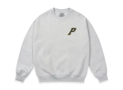 PALACE P3 Stitch Crew "Grey Marl"