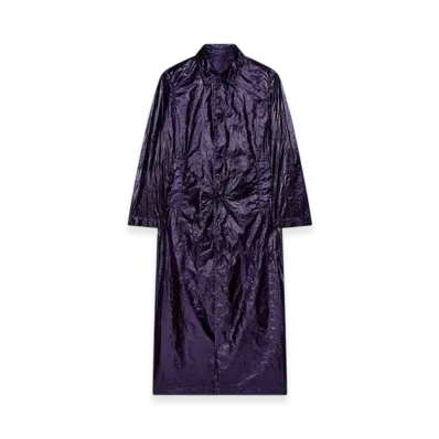 DRIES VAN NOTEN Loose Fit Mac "Purple"