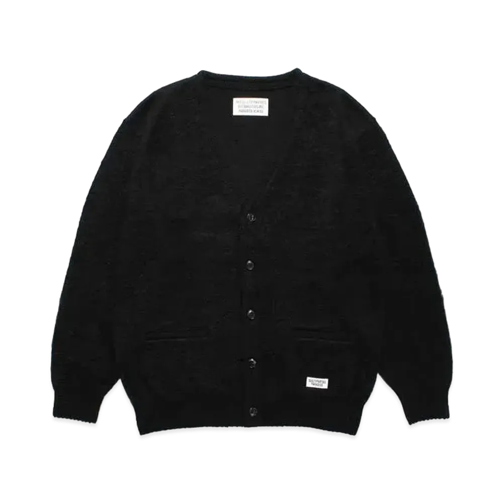 WACKO MARIA Mohair Knit Cardigan "Black"