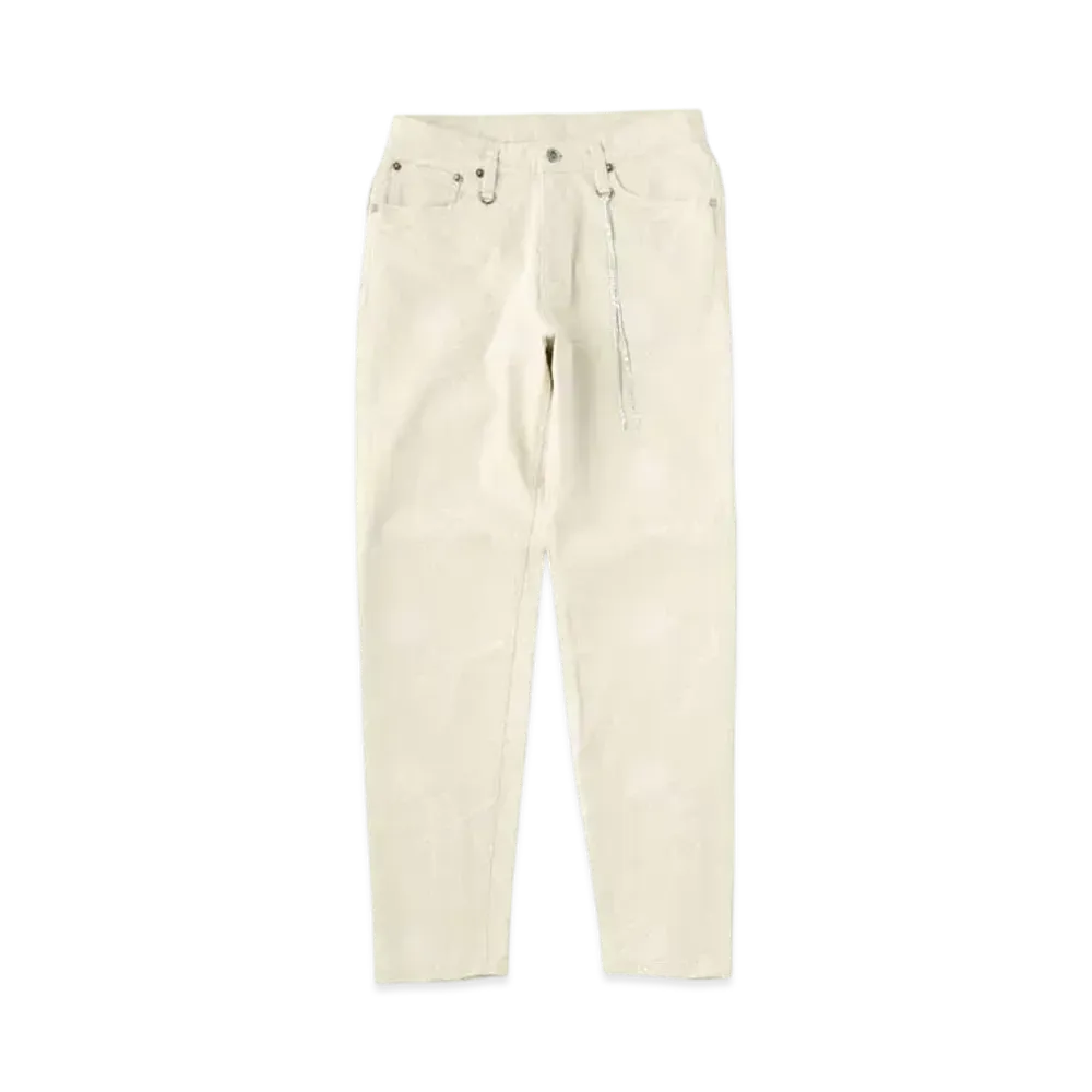 mastermind WORLD Slim Monogram Denim Pants "Sand"