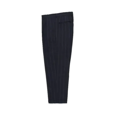 WACKO MARIA x Ermenegildo Zegna Striped Pleated Trousers (Type-2) "Navy"