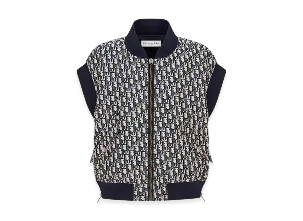 Dior Women's Technical Taffeta Dior Oblique "Blue"