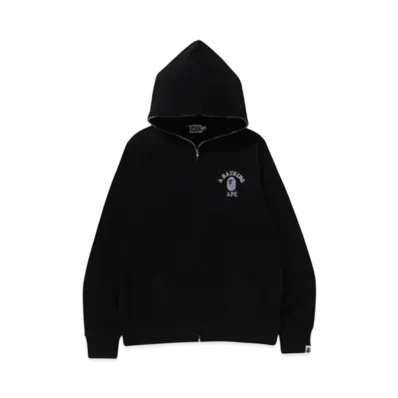 A BATHING APE Over Print Full Zip Hoodie "Black"