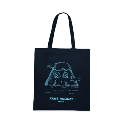 KAWS HOLIDAY Japan Tote Bag "Navy"