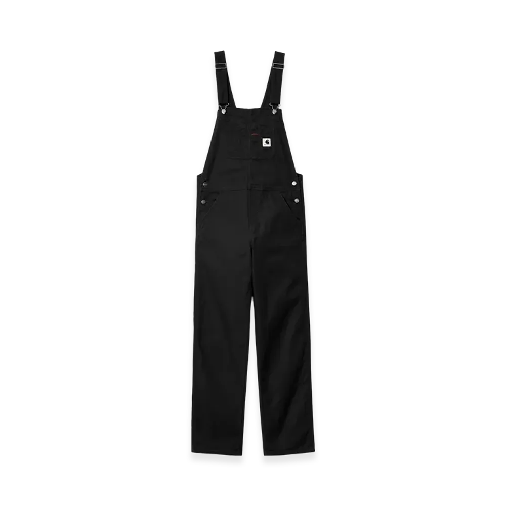 Carhartt WIP W' Bib Overall Straight "Black(Rinsed)"