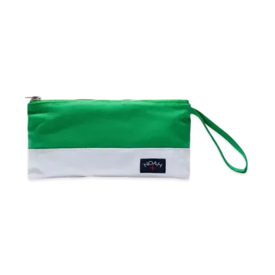 Noah Two-Tone Canvas Travel Bag "Kelly"