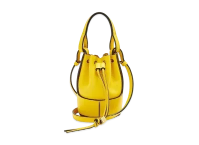 LOEWE Nano Balloon Bag In Nappa And Calfskin "Yellow"
