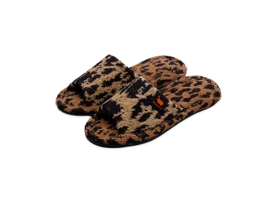 NEIGHBORHOOD x Hippopotamus . Room Shoes "Leopard"